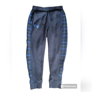 Under Armour Sweatpants Boys Size 5 Black Kids Active Wear Pants